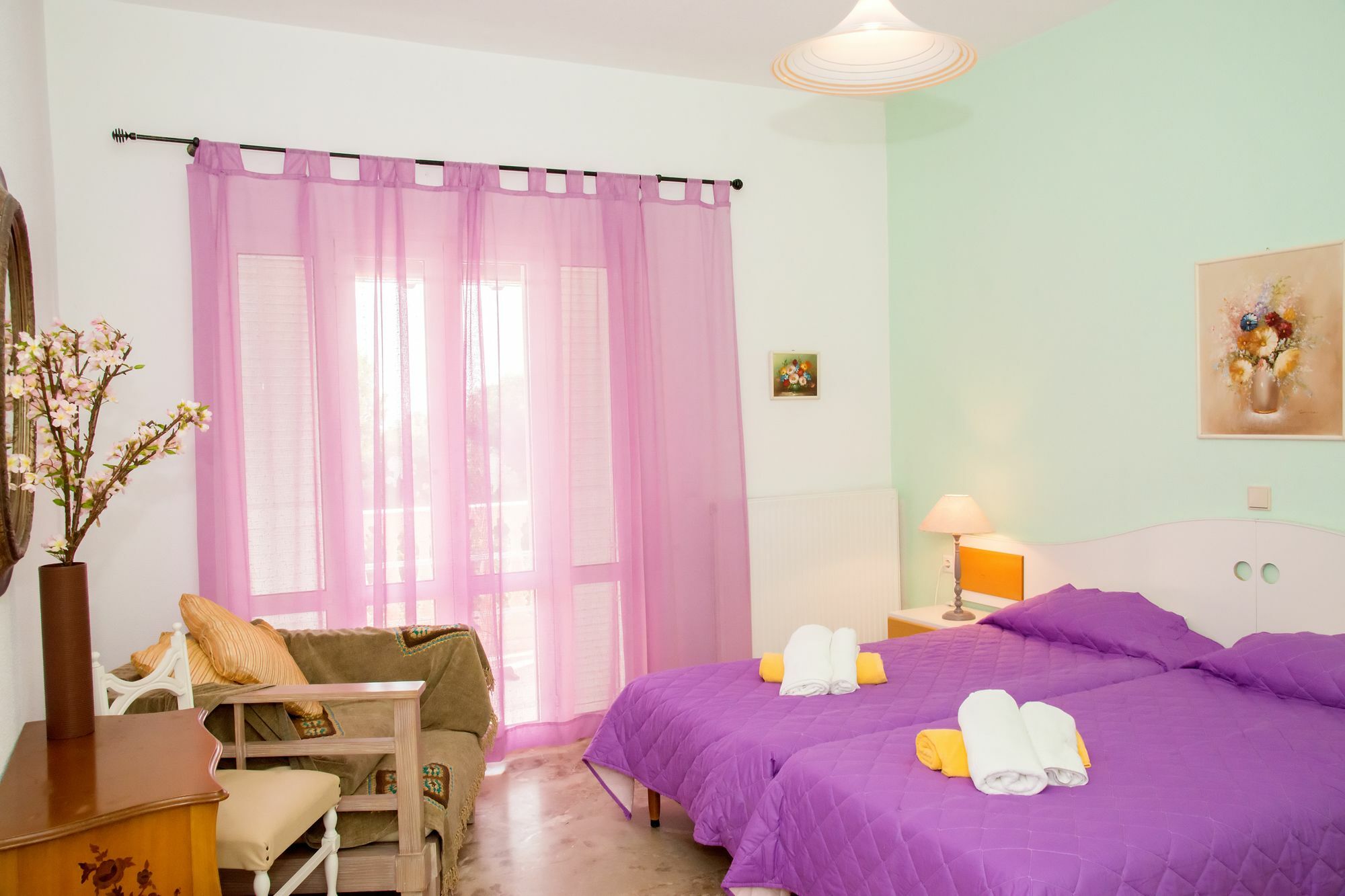 Villa Maxim With Private Pool & Tennis Court Halikounas Bagian luar foto